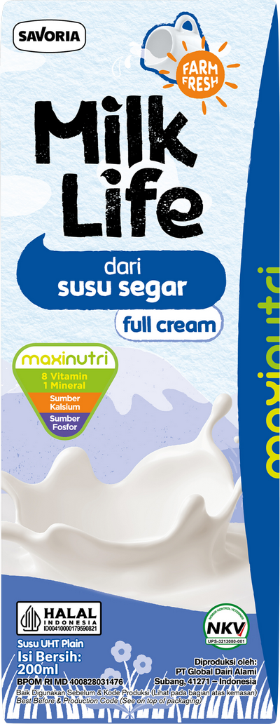 MilkLife UHT Teens Full Cream 200ml