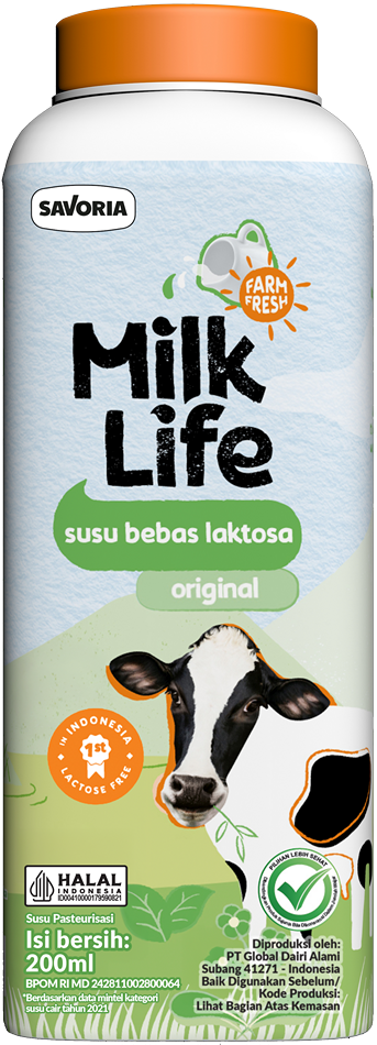 Fresh Milk Lactose Free Original 200 ml